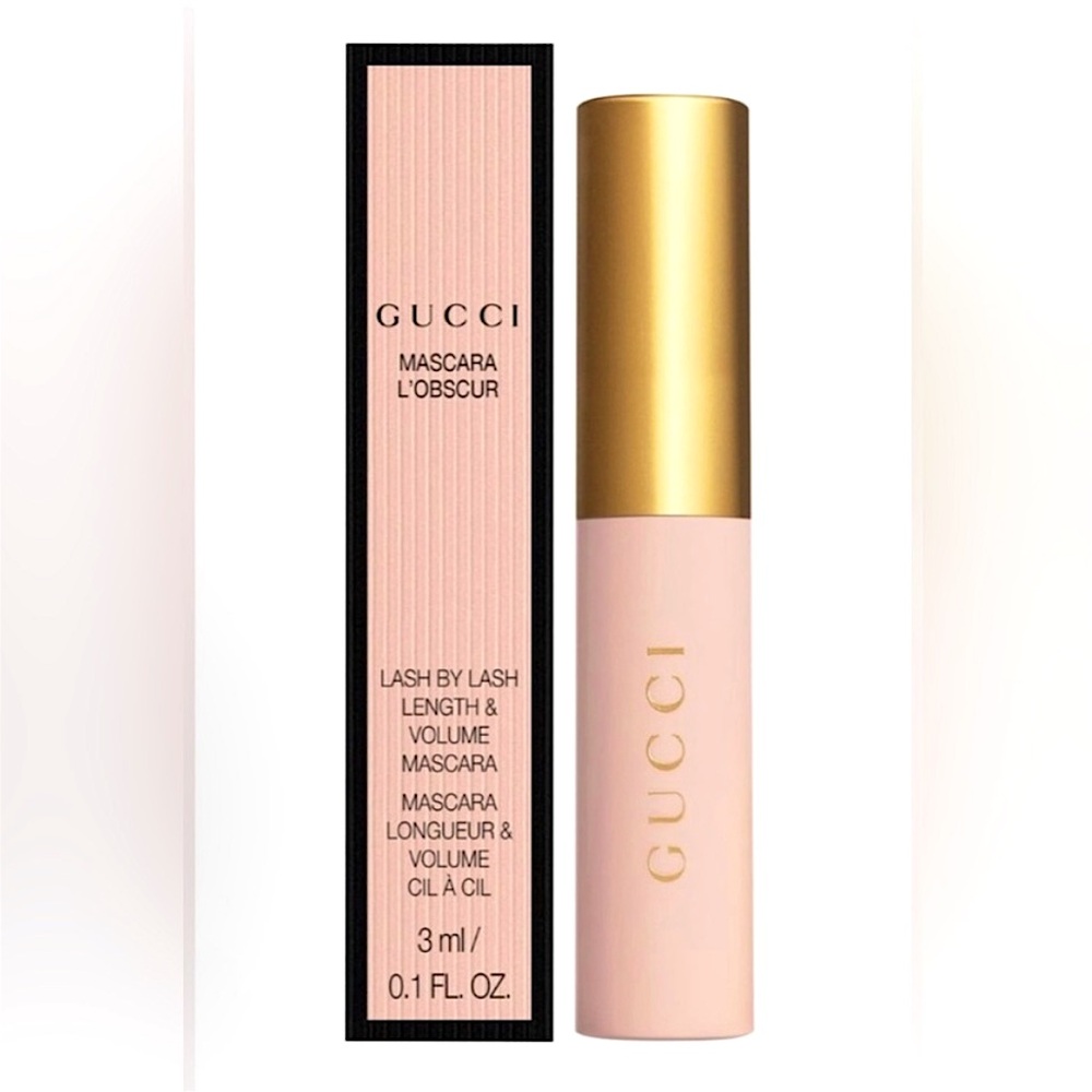 4/$30 Sale Gucci L’Obscur Lengthening Volume Mascara NIB Travel Size .1 fl.oz - Picture 2 of 6